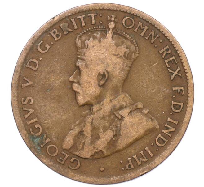 Монета 1/2 пенни 1921 года Австралия (Артикул: M2-78420) — Фото №2