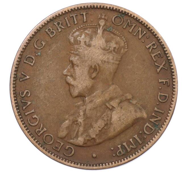 Монета 1/2 пенни 1917 года Австралия (Артикул: M2-78421) — Фото №2