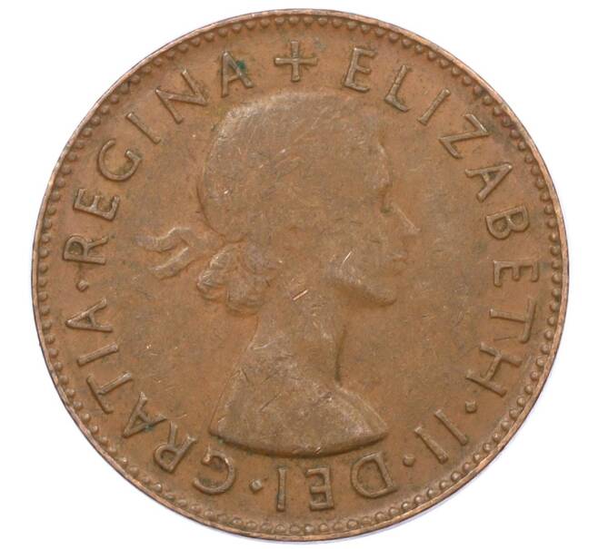 Монета 1/2 пенни 1953 года Австралия (Артикул: M2-78428) — Фото №2