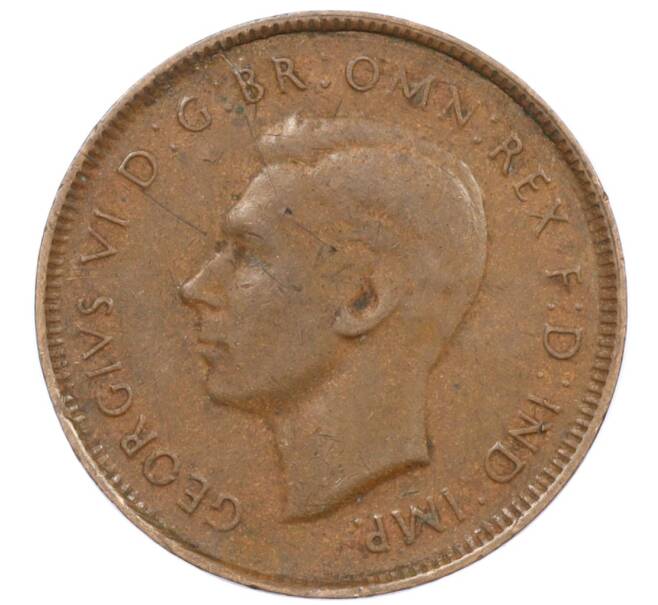 Монета 1/2 пенни 1948 года Австралия (Артикул: M2-78513) — Фото №2