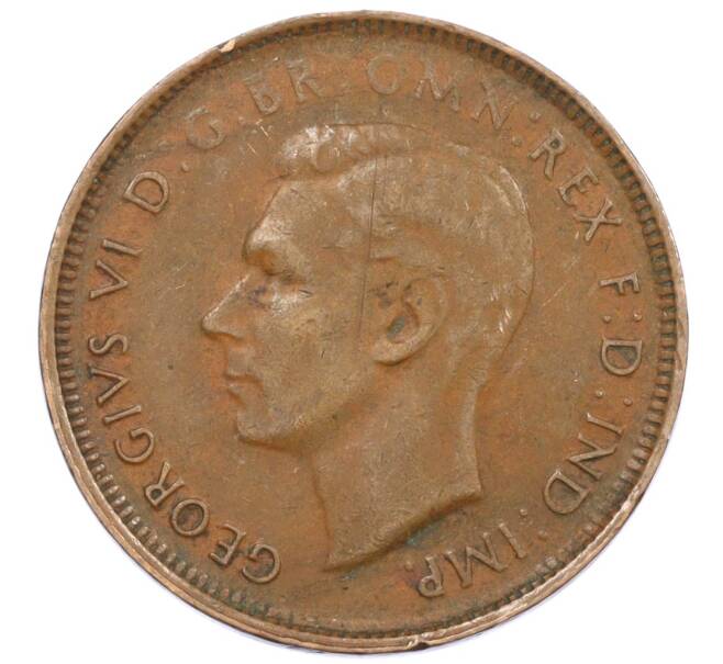 Монета 1/2 пенни 1948 года Австралия (Артикул: M2-78549) — Фото №2