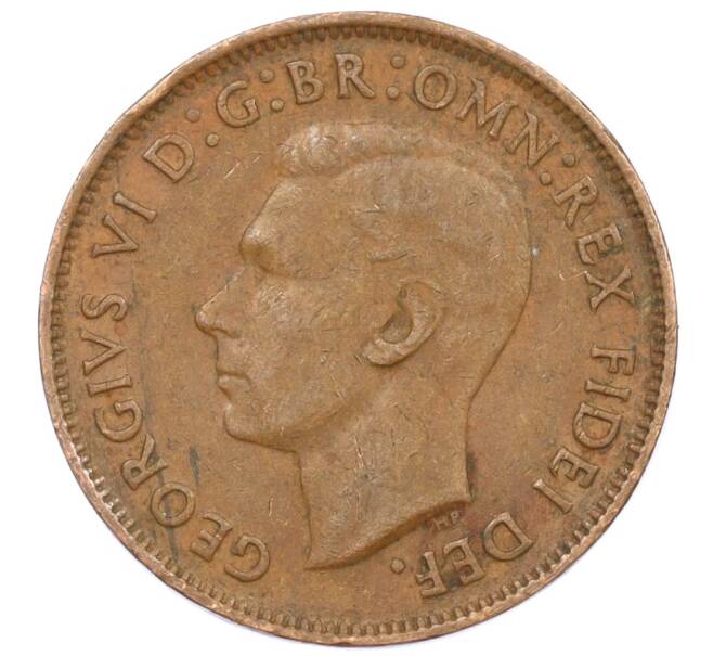 Монета 1/2 пенни 1950 года Австралия (Артикул: M2-78551) — Фото №2