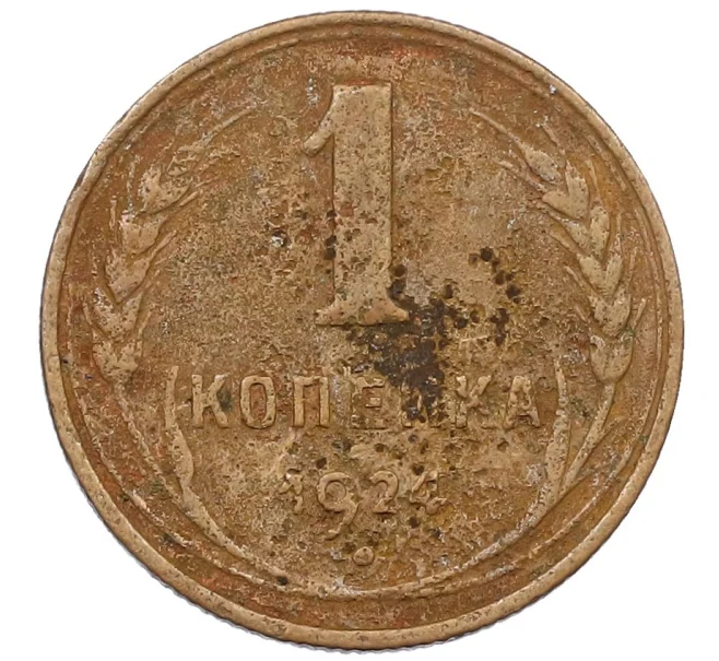 Монета 1 копейка 1924 года (Артикул K12-37952)