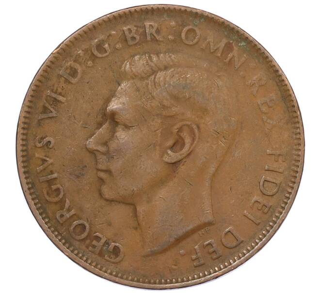 Монета 1 пенни 1952 года Австралия (Артикул: M2-78693) — Фото №2