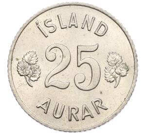 25 эйре 1967 года Исландия — Фото №2