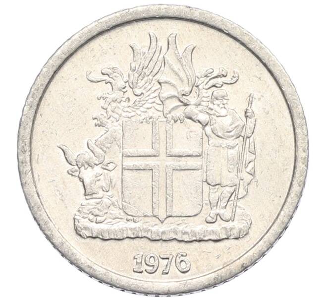 Монета 1 крона 1976 года Исландия (Артикул: K12-38135) — Фото №1