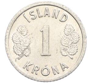 1 крона 1976 года Исландия — Фото №2