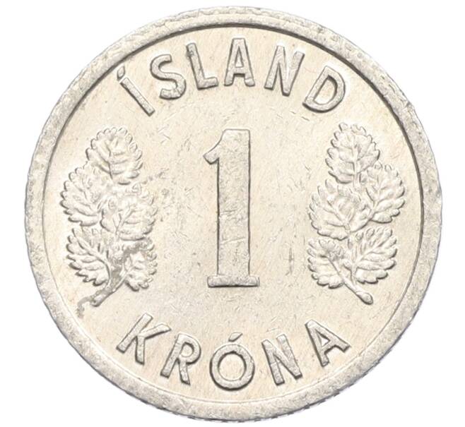 Монета 1 крона 1976 года Исландия (Артикул: K12-38135) — Фото №2