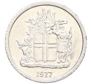 1 крона 1977 года Исландия — Фото №1
