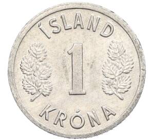 1 крона 1978 года Исландия — Фото №2