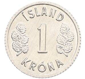 1 крона 1978 года Исландия — Фото №2