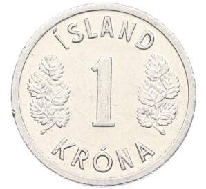 1 крона 1978 года Исландия — Фото №2