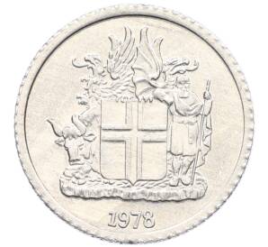 1 крона 1978 года Исландия — Фото №1