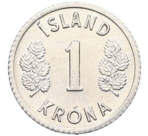 1 крона 1978 года Исландия — Фото №2