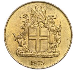 1 крона 1975 года Исландия — Фото №1