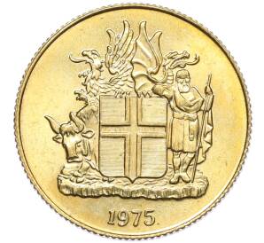 1 крона 1975 года Исландия — Фото №1