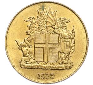 1 крона 1975 года Исландия — Фото №1
