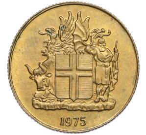 1 крона 1975 года Исландия — Фото №1