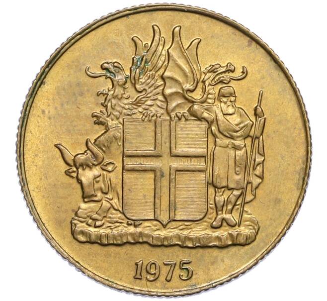 Монета 1 крона 1975 года Исландия (Артикул: K12-38168) — Фото №1