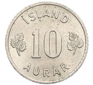 10 эйре 1953 года Исландия — Фото №2