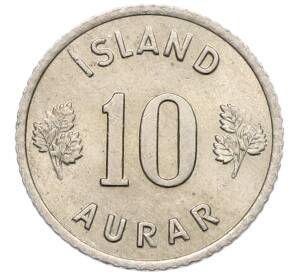 10 эйре 1967 года Исландия — Фото №2