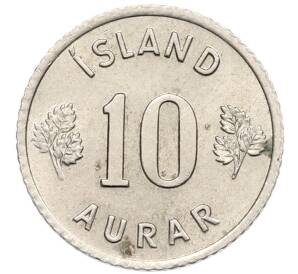 10 эйре 1967 года Исландия — Фото №2