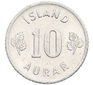 10 эйре 1971 года Исландия — Фото №2