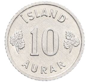 10 эйре 1973 года Исландия — Фото №2