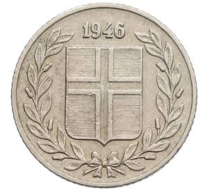 25 эйре 1946 года Исландия — Фото №1