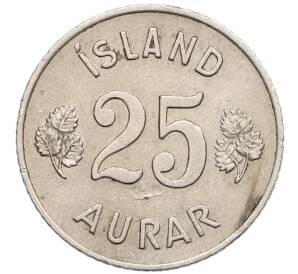 25 эйре 1954 года Исландия — Фото №2