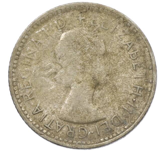 Монета 6 пенсов 1960 года Австралия (Артикул: M2-78787) — Фото №2