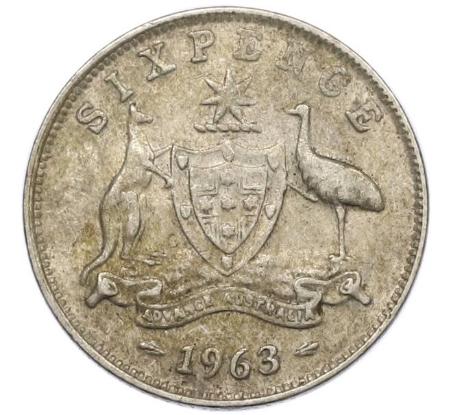 Монета 6 пенсов 1963 года Австралия (Артикул: M2-78788) — Фото №1