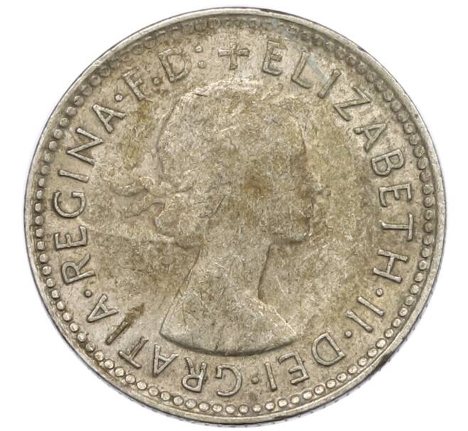 Монета 6 пенсов 1963 года Австралия (Артикул: M2-78788) — Фото №2