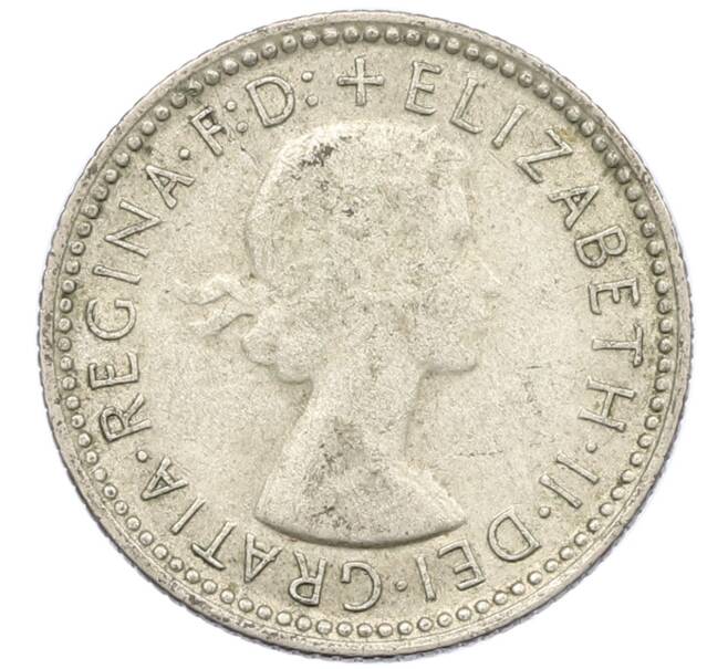 Монета 6 пенсов 1962 года Австралия (Артикул: M2-78794) — Фото №2