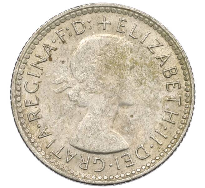 Монета 6 пенсов 1962 года Австралия (Артикул: M2-78796) — Фото №2