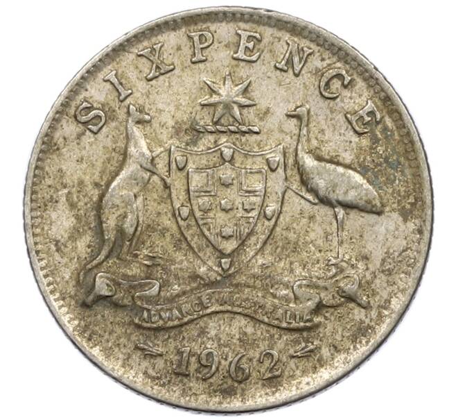 Монета 6 пенсов 1962 года Австралия (Артикул: M2-78799) — Фото №1
