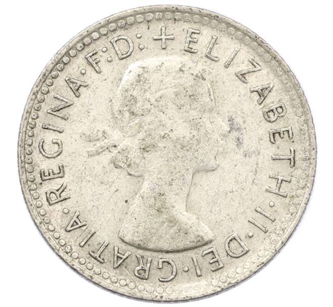 Монета 6 пенсов 1962 года Австралия (Артикул: M2-78806) — Фото №2