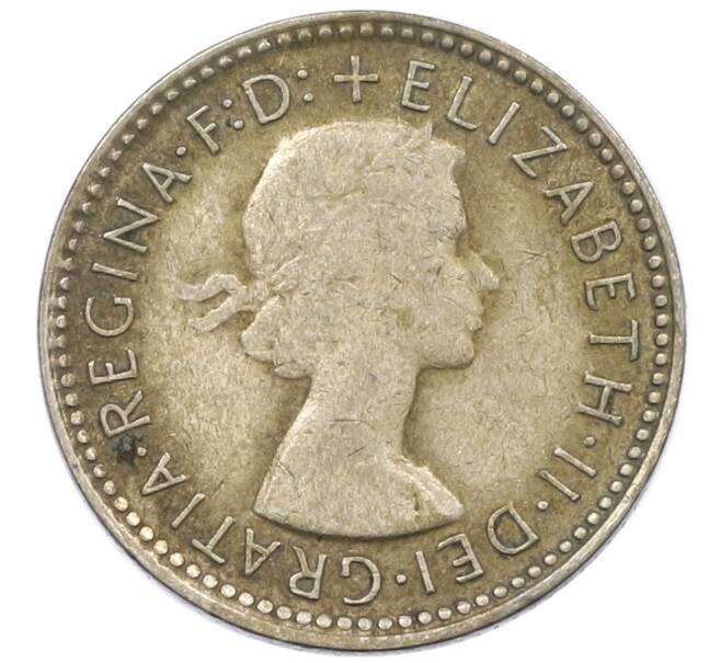 Монета 6 пенсов 1962 года Австралия (Артикул: M2-78809) — Фото №2