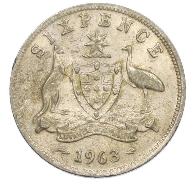Монета 6 пенсов 1963 года Австралия (Артикул: M2-78811) — Фото №1
