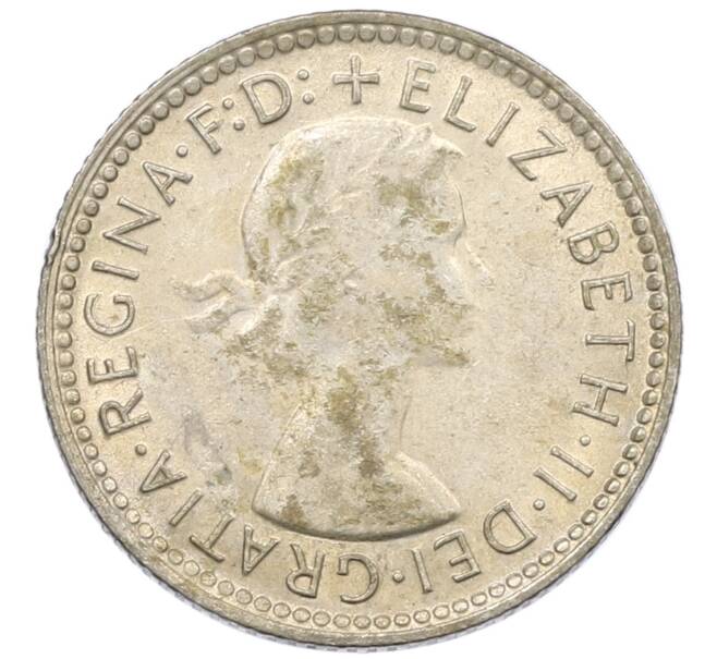 Монета 6 пенсов 1963 года Австралия (Артикул: M2-78811) — Фото №2