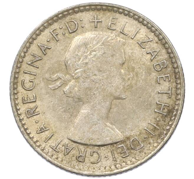 Монета 6 пенсов 1963 года Австралия (Артикул: M2-78817) — Фото №2