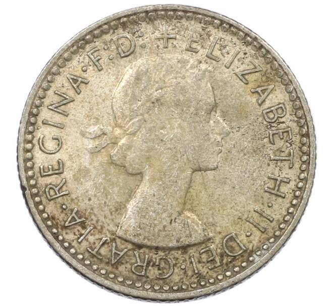 Монета 6 пенсов 1962 года Австралия (Артикул: M2-78825) — Фото №2