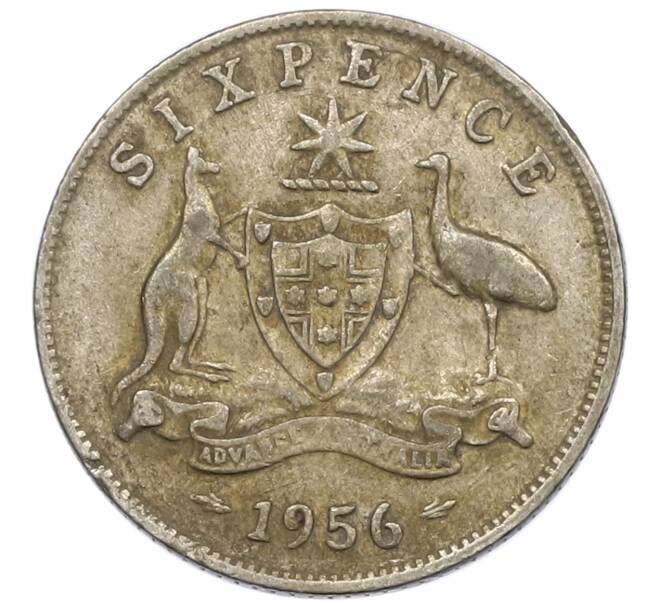 Монета 6 пенсов 1956 года Австралия (Артикул: M2-78830) — Фото №1