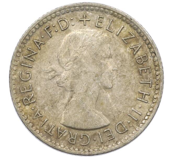 Монета 6 пенсов 1963 года Австралия (Артикул: M2-78832) — Фото №2