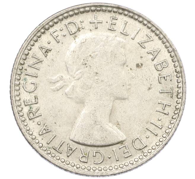 Монета 6 пенсов 1962 года Австралия (Артикул: M2-78834) — Фото №2