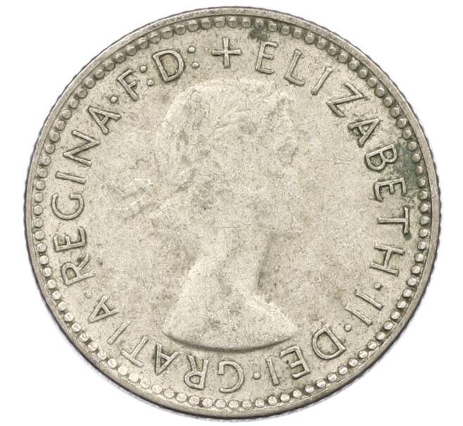 Монета 6 пенсов 1963 года Австралия (Артикул: M2-78836) — Фото №2