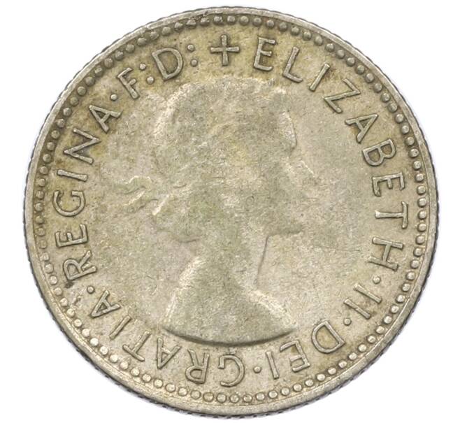 Монета 6 пенсов 1956 года Австралия (Артикул: M2-78837) — Фото №2