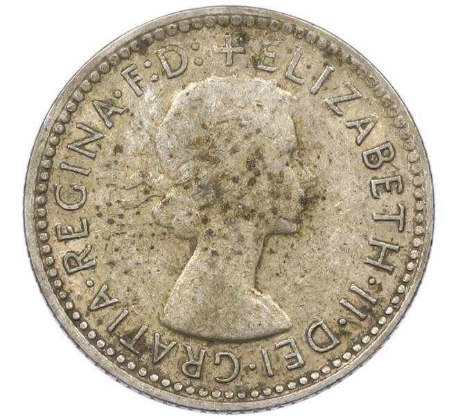 Монета 6 пенсов 1962 года Австралия (Артикул: M2-78839) — Фото №2