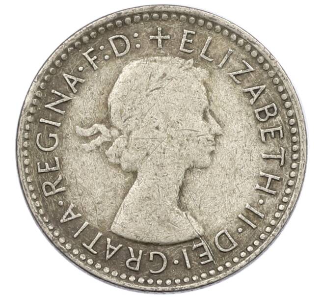 Монета 6 пенсов 1961 года Австралия (Артикул: M2-78842) — Фото №2