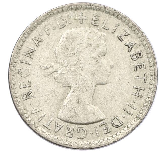 Монета 6 пенсов 1962 года Австралия (Артикул: M2-78850) — Фото №2